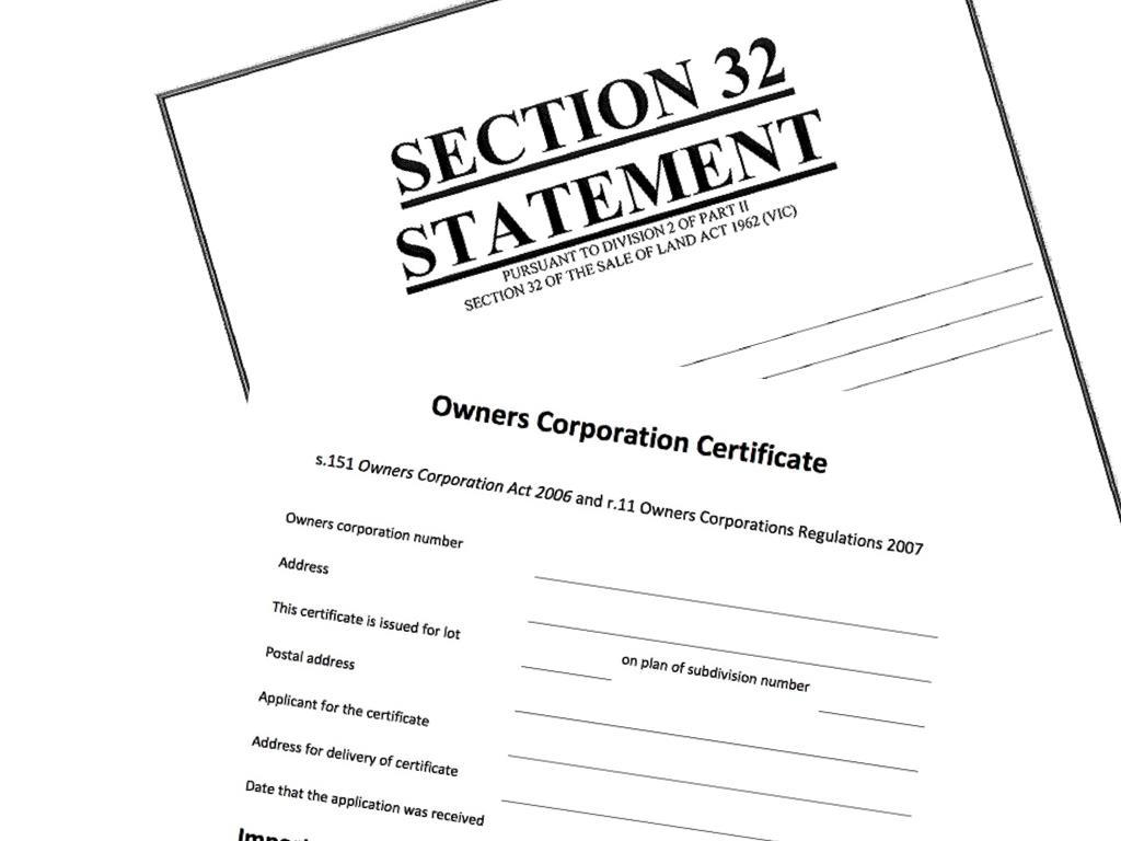 Owners Corporation Forms